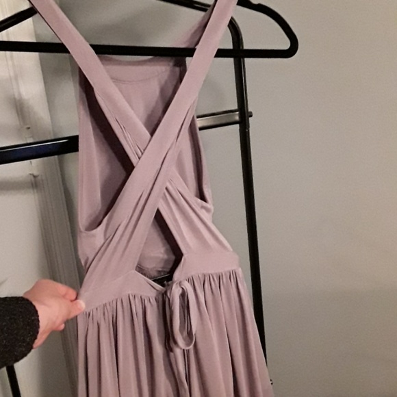 Dusty lavender Greek goddess style , cross back ha - Picture 3 of 4